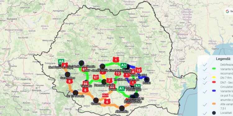 RUTE ALTERNATIVE PENTRU VALEA OLTULUI (DN 7 PITEȘTI-SIBIU)