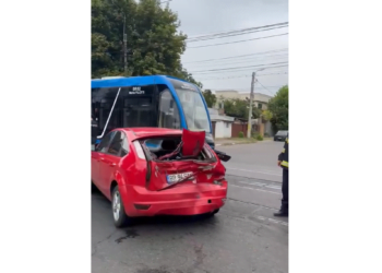 Accident rutier pe Bulevardul Dorobanților, în municipiul Brăila