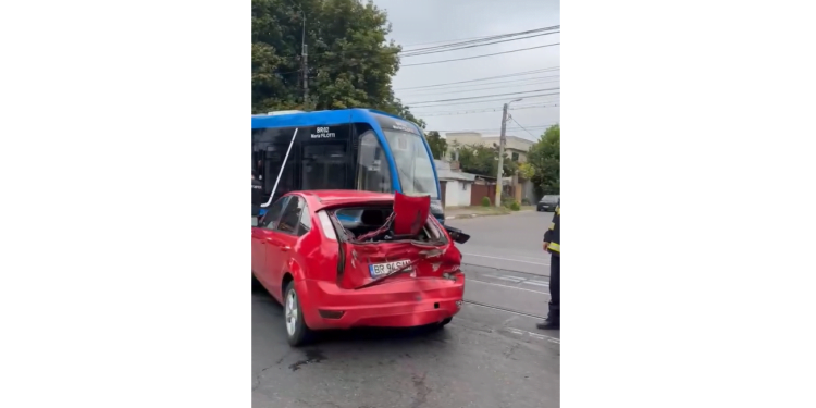 Accident rutier pe Bulevardul Dorobanților, în municipiul Brăila