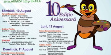 În perioada 10-14 august are loc a X-a ediție a Festivalului internațional de Teatru pentru Copii ”Cărăbuș”