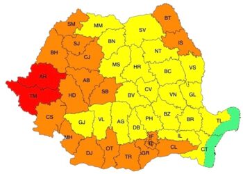 Val de căldură, caniculă, disconfort termic ridicat pentru 19 și 20 august
