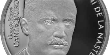BNR lansează în circuitul numismatic o monedă din argint cu tema 125 de ani de la nașterea lui George Matei Cantacuzino