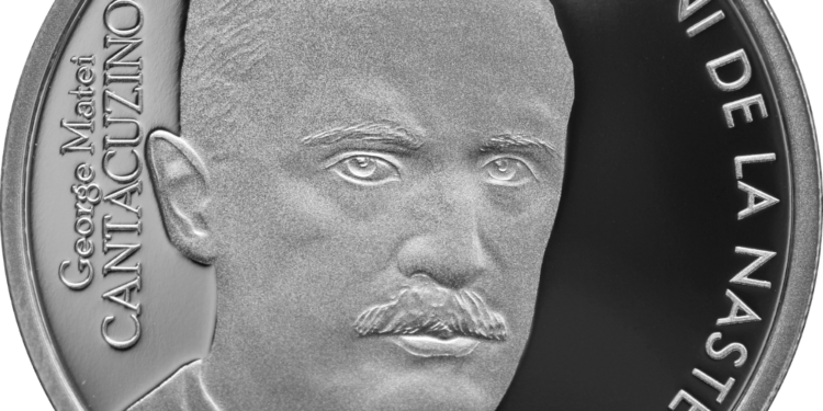 BNR lansează în circuitul numismatic o monedă din argint cu tema 125 de ani de la nașterea lui George Matei Cantacuzino