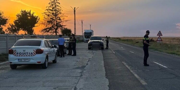 Șoferi rămași fără permisele de conducere în urma acțiunilor desfășurate de polițiștii brăileni
