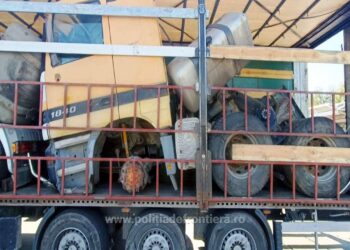 Deșeuri oprite de la intrarea în țară, la Punctul de Trecere a Frontierei Galați-Rutier