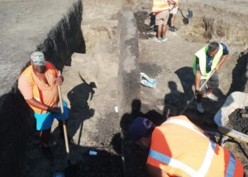 190 de muncitori fără forme legale depistați la descărcarea arheologică pe șantier pe tronsonul 3 al Autostrăzii A7