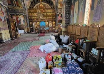 Sprijin din partea unor parohii din județul Brăila pentru cei aflați în greaua încercare a revărsării apelor din județul Galați