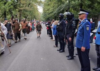 Jandarmeria română, prezentă la cea de-a IV-a ediție a Festivalului istoric „Vladislav I”