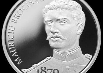 BNR lansează în circuitul numismatic o monedă din argint cu tema ”145 de ani de la acordarea cetățeniei române lui Mauriciu Brociner, primul ofițer evreu din armata română”
