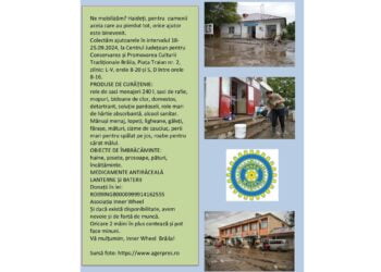 AsociațiaInner Wheel Brăila se implică în efortul umanitar care vizează sprijinirea sinistraților din județul Galați