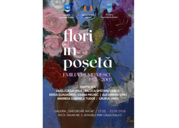 Expoziție de pictură, grafică și ceramică la Galeria „Gheorghe Naum”: „FLORI ÎN POȘETĂ. EMILIA DUMITRESCU (1921 – 2005)”