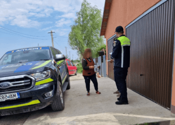Acțiune a polițiștilor din cadrul Biroului pentru Protecția Animalelor în comuna Roșiori