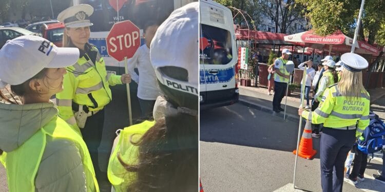 Patrula școlară în acțiune