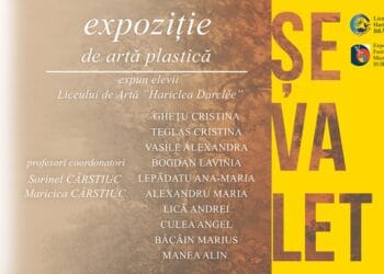 „Șevalet”, o expoziție realizată de elevi ai Liceului de Arte „Hariclea Darclee”