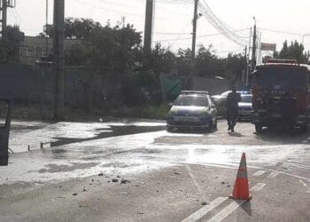 Accident pe Șoseaua Baldovinești în urma căruia două persoane au fost rănite