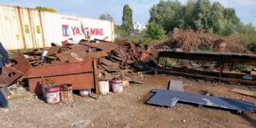 Operator economic cu activități în domeniul reparațiilor și întreținerii navelor și bărcilor, amendat de Garda de Mediu Brăila