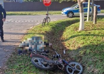 Mopedist decedat după ce a pierdut controlul vehiculului la efectuarea unui viraj