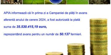 Start Campanie de plăți în avans 2024