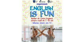 „English is Fun” – atelier de limba engleză la Biblioteca Județeană „Panait Istrati”