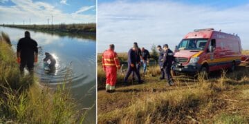 Echipa de scafandri a găsit în această dimineață trupul unui bărbat din Dudești care s-a înecat într-un canal de irigații