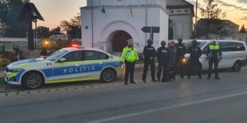 Acțiune cu efective mărite desfășurate de polițiști în comuna Șuțești