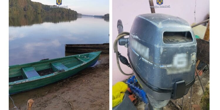 Bărbați prinși cu un dispozitiv de pescuit ilegal