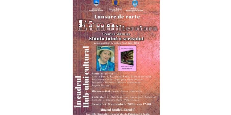 Lansare de carte în cadrul Hub-ului cultural „Etnoliteratura”