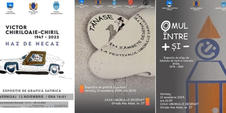 Vernisaje pe bandă rulantă la Casa Umorului Desenat. Umorul va fi asigurat, ca de obicei, de speech-ul lui Dobre 14 Vernisaje pe bandă rulantă la Casa Umorului Desenat. Umorul va fi asigurat, ca de obicei, de speech-ul lui Dobre
