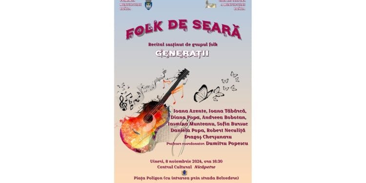 „Folk de seară” la Centrul Cultural „Nicăpetre”
