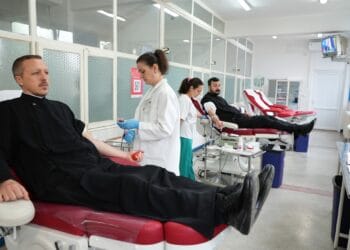 Acţiune de donare de sânge în municipiul Brăila