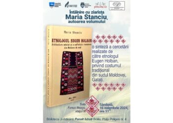 Întâlnire a brăilenilor cu Maria Stanciu, pe tema costumului tradițional din din Moldova de sud