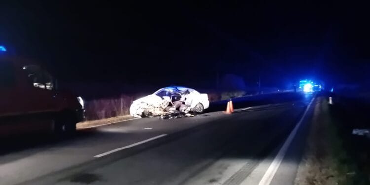 Accident mortal azi noapte, pe DE 584
