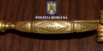 Broșă susceptibilă a face parte din patrimoniul cultural național, recuperată de polițiști în urma unui anunț postat pe o rețea de socializare
