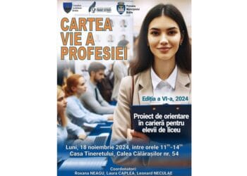 Invitație pentru liceenii brăileni: „Cartea vie a profesiei 2024”