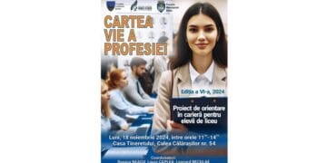 Invitație pentru liceenii brăileni: „Cartea vie a profesiei 2024”