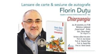 Florin Duțu își lansează joi volumul de povestiri „Chiorpangiu”