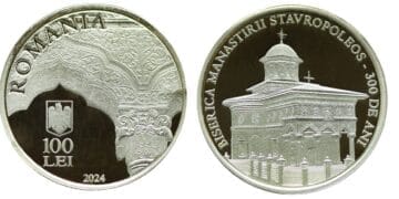 Monede de aur și argint lansate în circuitul numismatic de BNR