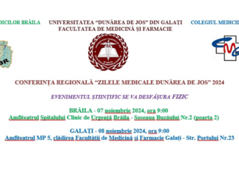 „Zilele Medicale de la Dunărea de Jos” – Conferință Regională Galați – Brăila