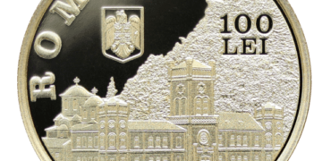 Monedă din aur cu tema 80 de ani de la desfășurarea Operațiunii ”Neptun”