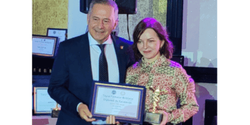 Firmele brăilene de top, premiate în cadrul Galei Excelenței în Afaceri. Vera Maxim a primit Premiul de Excelență pentru Investiția privată a anului