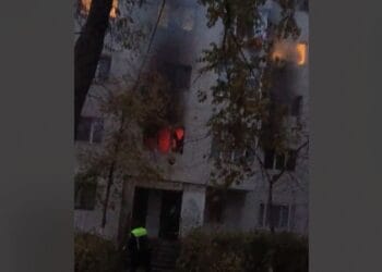 Incendiu într-un apartament din blocul A5