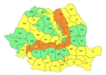 Cod galben de intensificări ale vântului în 16 decembrie, ora 10 – 17 decembrie, ora 21