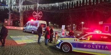Educație rutieră pentru cei mici, la Târgul de Crăciun