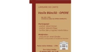Ziua Culturii Române, marcată la Palatul Culturii Brăilene „Lyra” printr-o lansare de carte  
