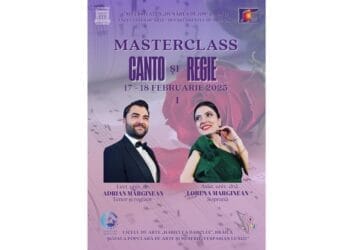 Masterclass de canto și regie destinat elevilor brăileni de la școlile de profil