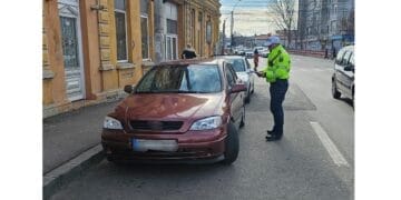 Acțiune a polițiștilor rutieri brăileni depistarea conducătorilor auto care opresc sau staționează neregulamentar