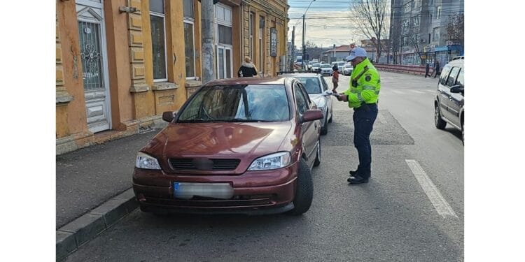 Acțiune a polițiștilor rutieri brăileni depistarea conducătorilor auto care opresc sau staționează neregulamentar