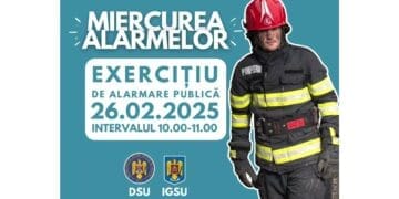 Exercițiul de alarmare publică, „MIERCUREA ALARMELOR”. Sirenele din localitățile brăilene vor emite semnalul „Alarmă la dezastre”