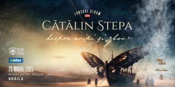 „Despre aripi și zbor” cu Cătălin Stepa, la Palatul Culturii Brăilene „Lyra”