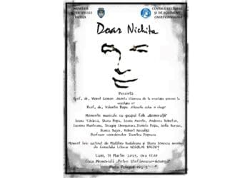 Omagiu adus scriitorului și eseistului român Nichita Stănescu, la Brăila: „Doar Nichita”